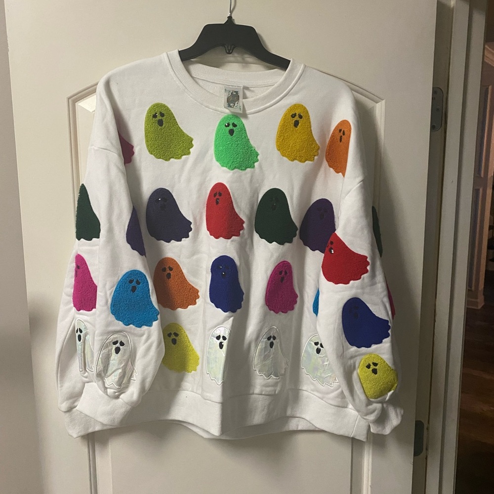 Queen of Sparkles Ghost Sweatshirt